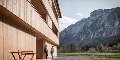 Rollstuhlgerechte Unterkunft - Österreich - Blick auf den Hausberg, die Kanisfluh - freiraum Apartments