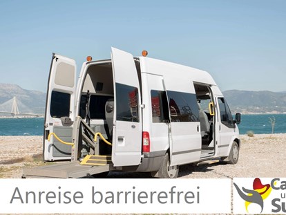 Rollstuhlgerechte Unterkunft - Barrierefreie Anreise mit einem Transporter für Rollstühle - CareunderSun - Reisespezialist für Griechenland