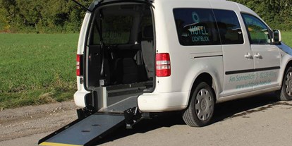 Rollstuhlgerechte Unterkunft - Bayern - Transporter für Rollstühle - 100 % barrierefreies Hotel Lichtblick in Münchner Umgebung
