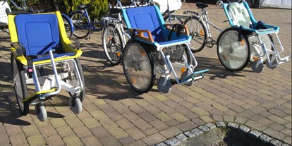 Rollstuhlgerechte Unterkunft - Schleswig-Holstein - Rollstühle und Fahrräder - Behindertenferien Nordsee - Ferienhof für Menschen mit & ohne Handicap an der Nordsee