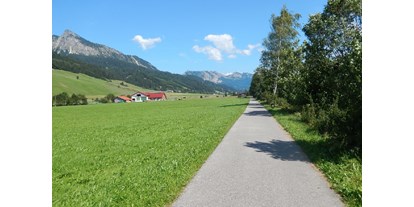 Rollstuhlgerechte Unterkunft - Bayern - Ausgedehnte Touren auf bestens geeigneten Wegen im Tal - Rollstuhlgerechte Ferienwohnung in Pfronten